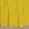 Yellow Georgette Chikankari Saree