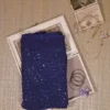 Navy Blue Pure Georgette Mukaish Work Lucknowi Chikankari Saree