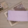 Light Pink Pure Georgette Mukaish Work Lucknowi Chikankari Saree