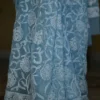 Sky Blue Georgette Chikankari Saree