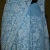 Sky Blue Georgette Chikankari Saree