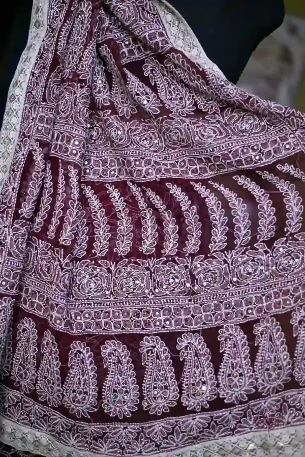 Lucknowi Chikankari saree