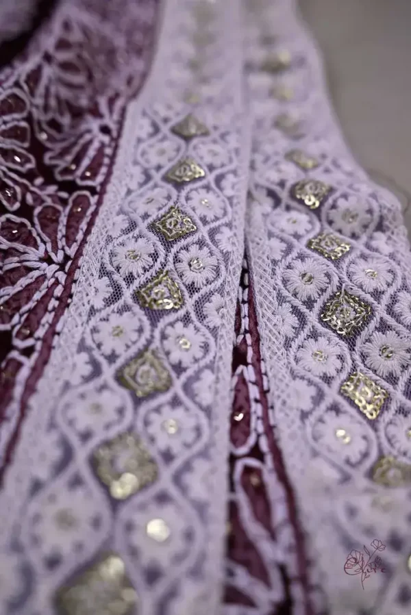 Lucknowi Chikankari saree