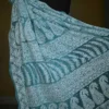 Sea Green Georgette Chikankari Saree