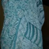 Sea Green Georgette Chikankari Saree