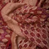 Maroon Benarasi on Ashraffi Butta Khaddi Georgette Handloom saree