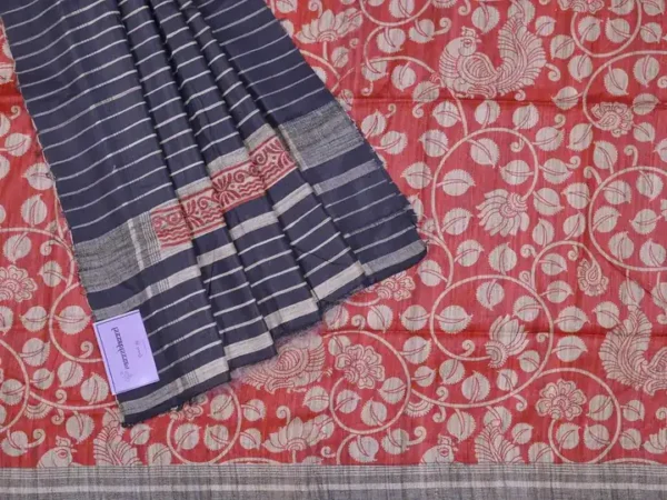 gicha tussar saree