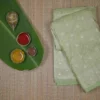 Pesta Green on Golden Tanchuee work on Katan silk saree