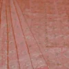 Light Orange on Golden Tanchuee work on Katan silk saree