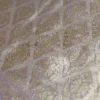 Lavender on Golden Zari Border and Butta work Benarasi Katan silk saree