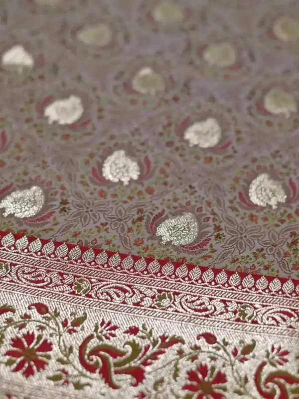 meenakari banarasi katan silk saree