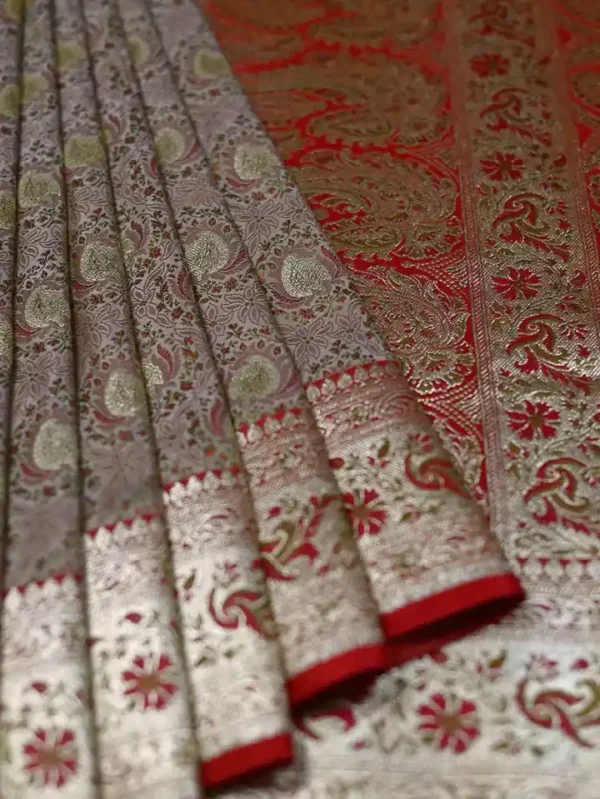 meenakari banarasi katan silk saree