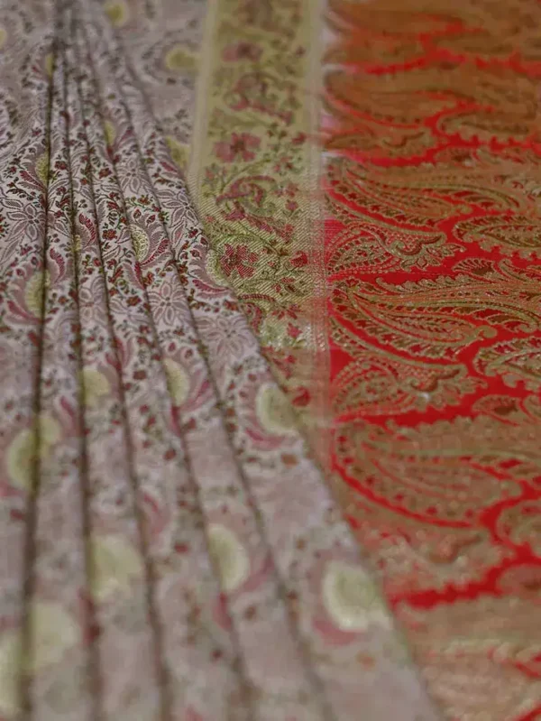meenakari banarasi katan silk saree