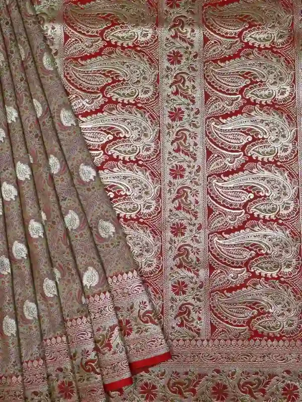 meenakari banarasi katan silk saree