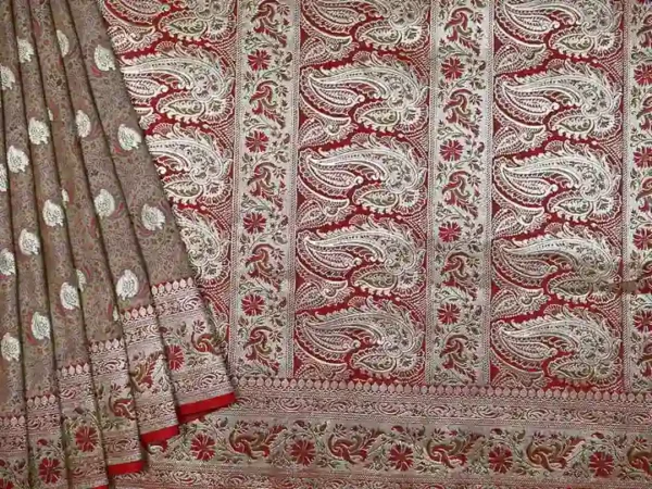 meenakari banarasi katan silk saree