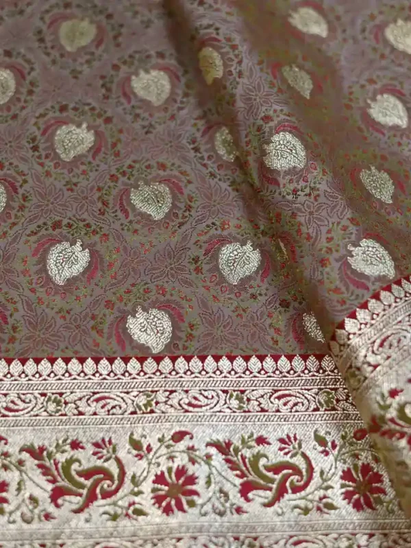 meenakari banarasi katan silk saree