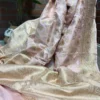 Light pink Benarasi on Katan silk with Mina jall Zari work saree