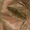 Pure katan Silk Handwoven Mina Benarasi golden jall Olive Saree