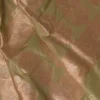 Pure katan Silk Handwoven Mina Benarasi golden jall Olive Saree