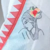 White with Laila Applique work on Handloom Resham kota Saree