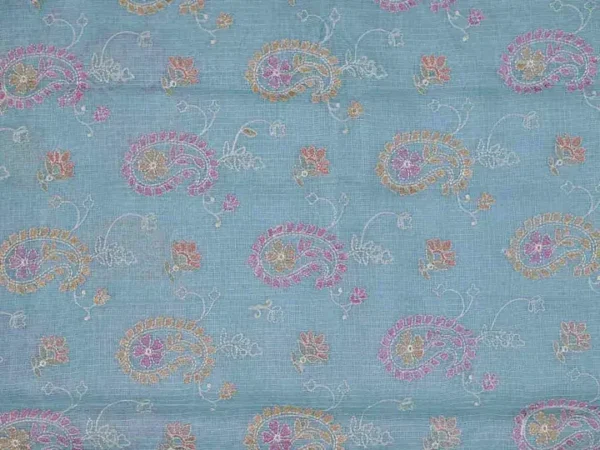 Kota silk saree,Sky blue saree,Traditional saree USA