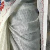 White on Applic work Kota Saree