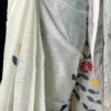 White on Applic work Kota Saree
