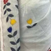 White on Applic work Kota Saree