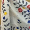 White on Applic work Kota Saree