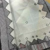 White on Gamcha Waves Applic work Kota Saree