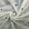 White on Gamcha Waves Applic work Kota Saree