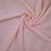 light Peach hand embroidery with mukaish work pure Organza saree