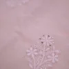 light Peach hand embroidery with mukaish work pure Organza saree