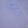 Sky blue hand embroidery with mukaish work pure Organza saree