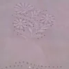 Peach hand embroidery with mukaish work pure Organza saree