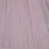Peach hand embroidery with mukaish work pure Organza saree
