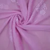 light Pink hand embroidery with mukaish work pure Organza saree