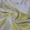 Off White Katan on Hand Block Discharge Print Pure Silk Saree