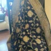 Black Benarasi on golden Ashraffi Butti zari work saree