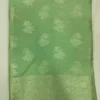 Handloom Silk Benarasi Lime color Saree