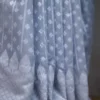 Grey on silver stripe and butta work Silk Saree