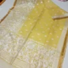 Resom moslin Embroidery Saree