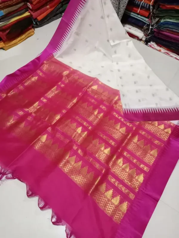 Silk buti Gadwal Saree