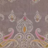 Grey Dual Tone on Multicolor Embroidery work Tissue saree