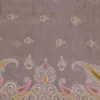 Grey Dual Tone on Multicolor Embroidery work Tissue saree