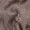 Grey Dual Tone on Multicolor Embroidery work Tissue saree