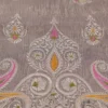 Grey Dual Tone on Multicolor Embroidery work Tissue saree