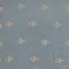 Aqua Blue Dual Tone on Multicolor Embroidery work Tissue saree