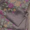Bronze Tissue Embroidery Saree