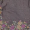 Bronze Tissue Embroidery Saree